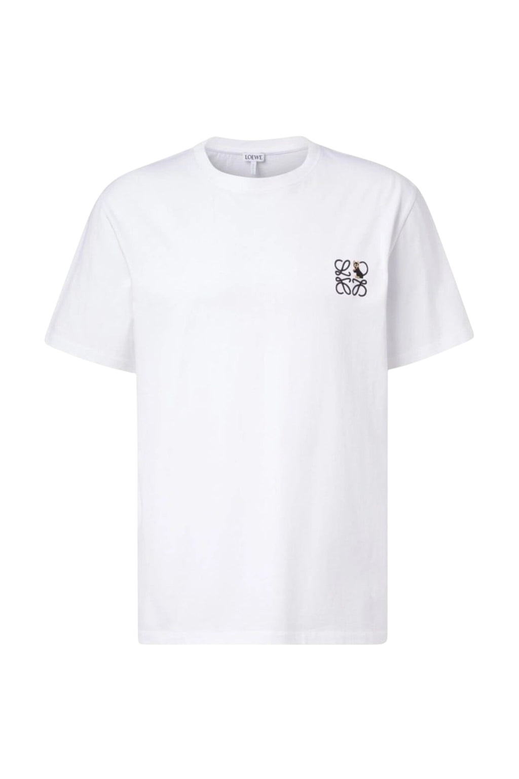 LOEWE ANAGRAM MINI LOGO T SHIRT WHITE
