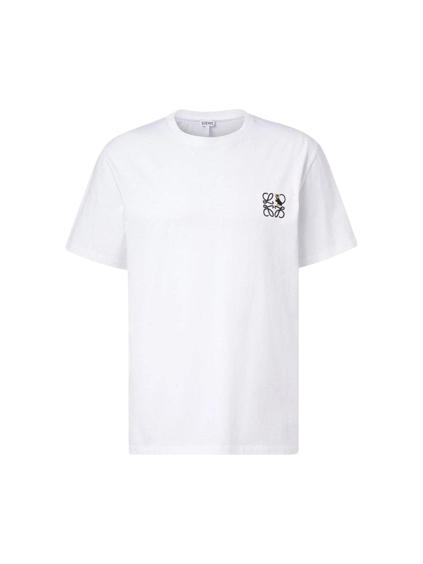 LOEWE ANAGRAM MINI LOGO T SHIRT WHITE