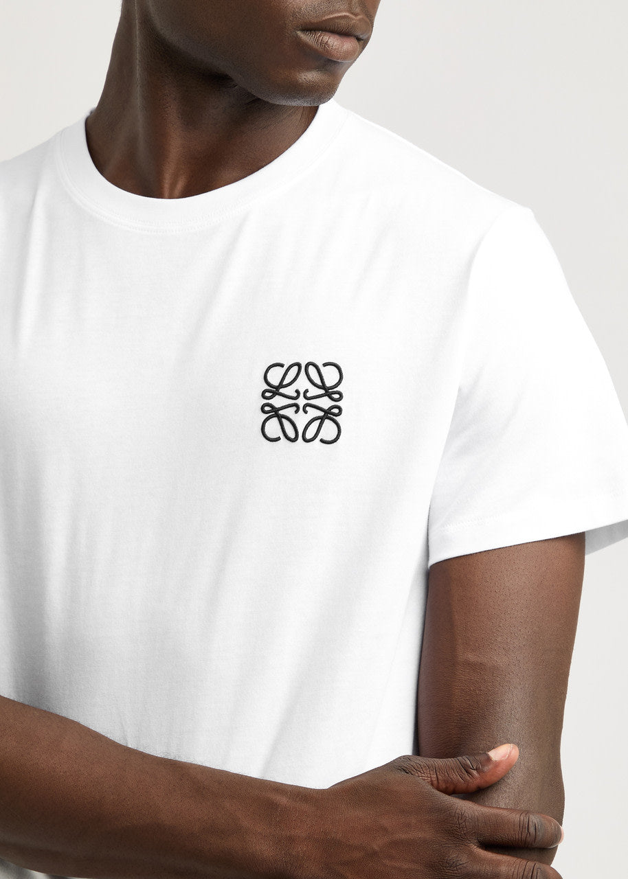 LOEWE ANAGRAM MINI LOGO T SHIRT WHITE