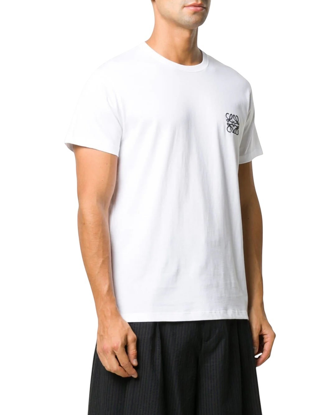 LOEWE ANAGRAM MINI LOGO T SHIRT WHITE