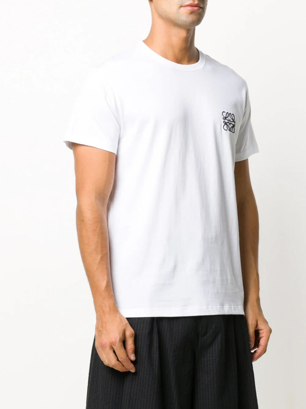 LOEWE ANAGRAM MINI LOGO T SHIRT WHITE