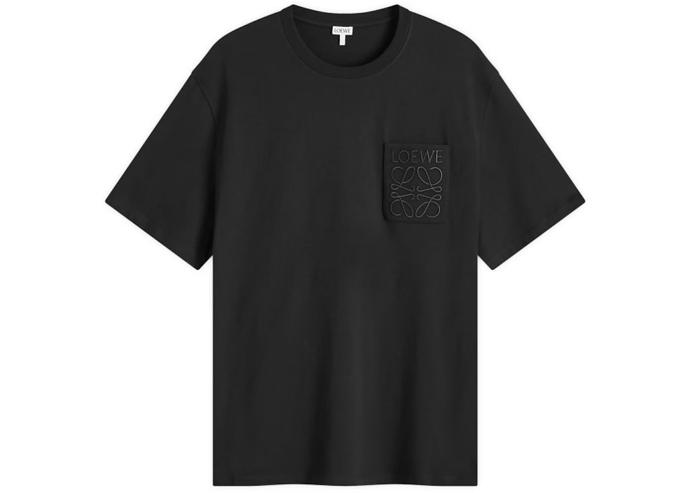 LOEWE ANAGRAM POCKET T SHIRT BLACK