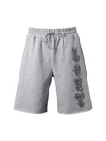 LOST INTRICACY ASH GREY GEMS PATCH SWEATSHORT LOST INTRICACY The Hype Company