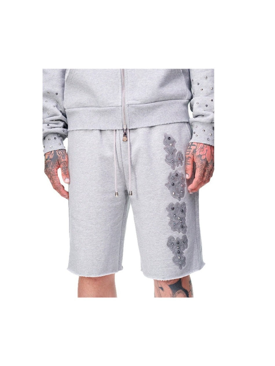 LOST INTRICACY ASH GREY SHORTS LOST INTRICACY The Hype Company