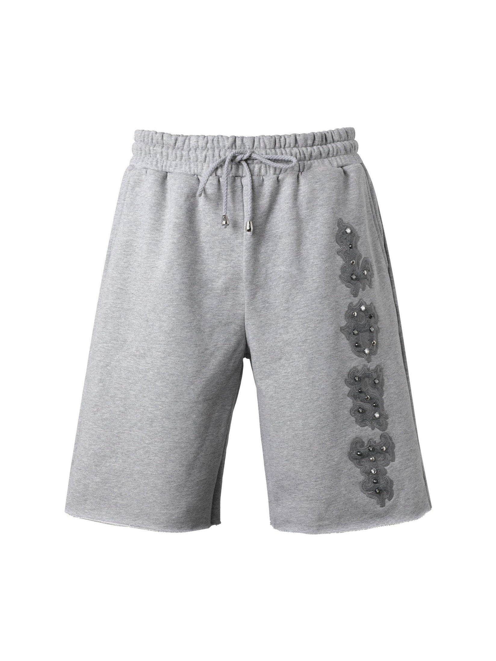 LOST INTRICACY ASH GREY SHORTS