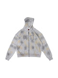 LOST INTRICACY GREY FADED RHINESTONES ZIP UP LOST SHDWS The Hype Company