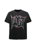 LOST INTRICACY GREY RED OUTLINE TEE