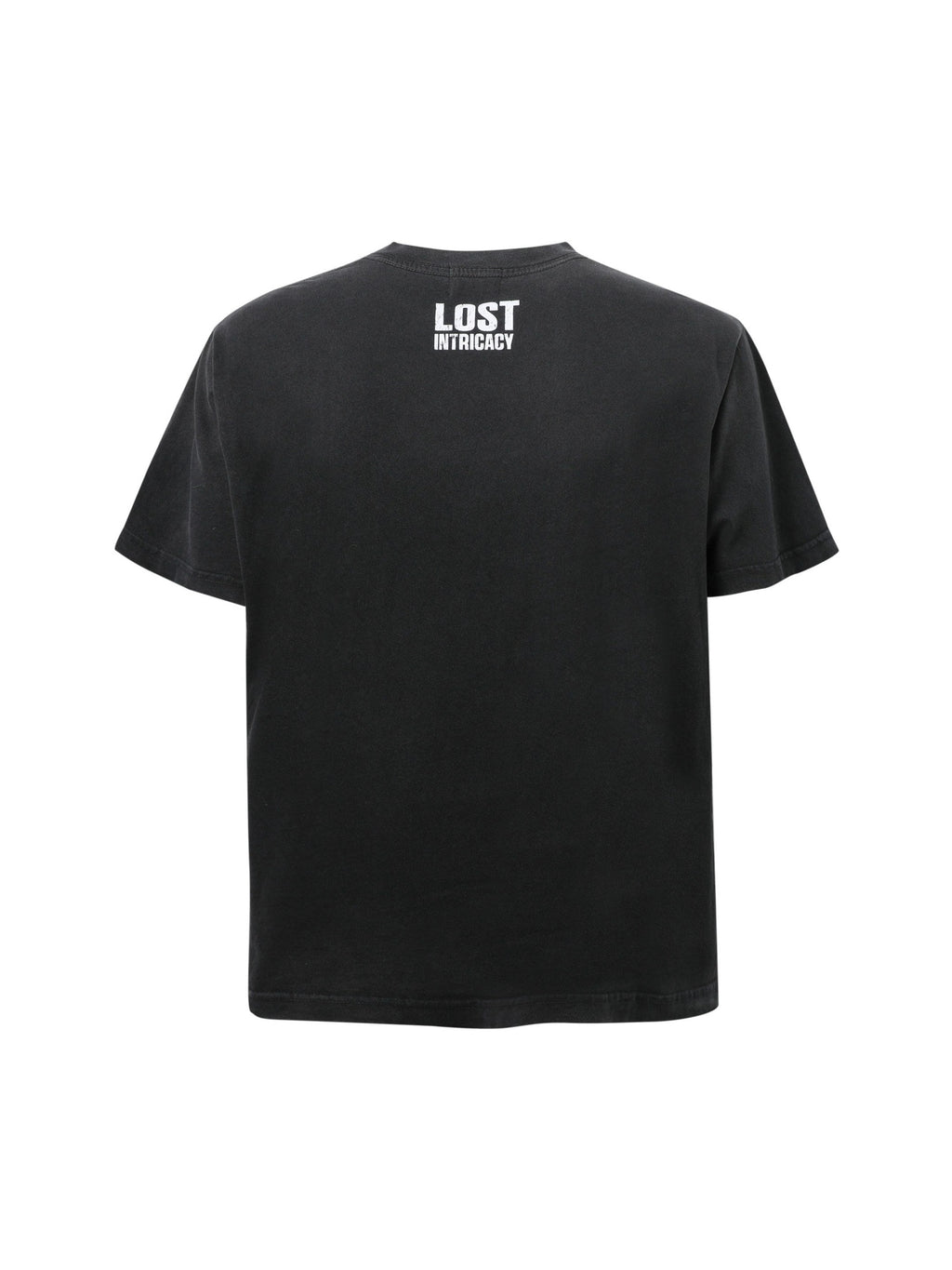 LOST INTRICACY GREY RED OUTLINE TEE
