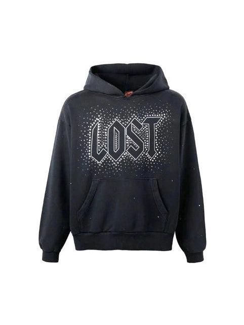 LOST INTRICACY INVERSE PULLOVER HOODIE BLACK LOST SHDWS The Hype Company