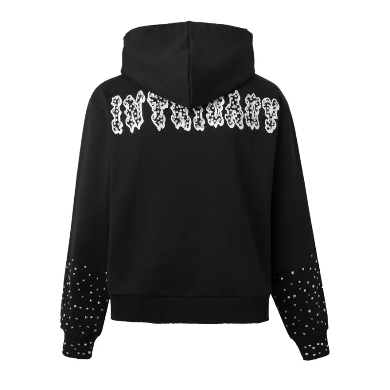 LOST INTRICACY 'PATCH 2.0' BLACK ZIP UP HOODIE