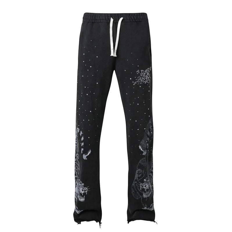 LOST INTRICACY TWIN TIGERS SWEATPANTS BLACK