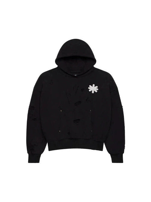 LOST SHDWS SUN DSTRY DBL LAYER HOODIE BLACK LOST SHDWS The Hype Company