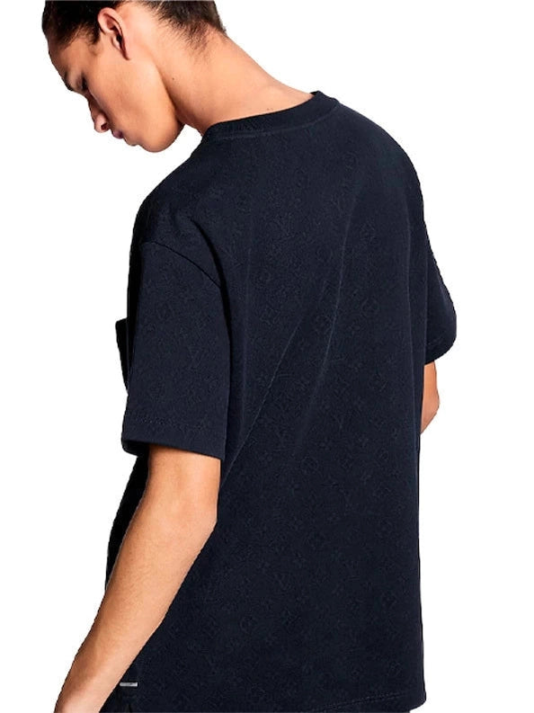 LOUIS VUITTON 3D POCKET BLUE MONOGRAM TEE LOUIS VUITTON The Hype Company