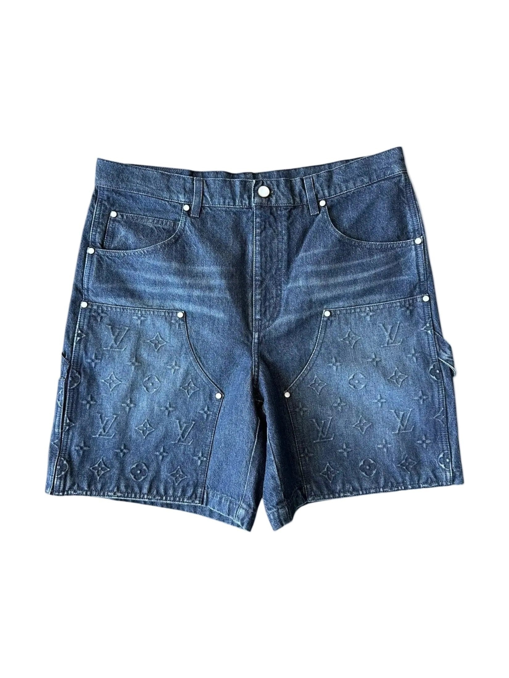 LOUIS VUITTON CARPENTER BLUE JORTS