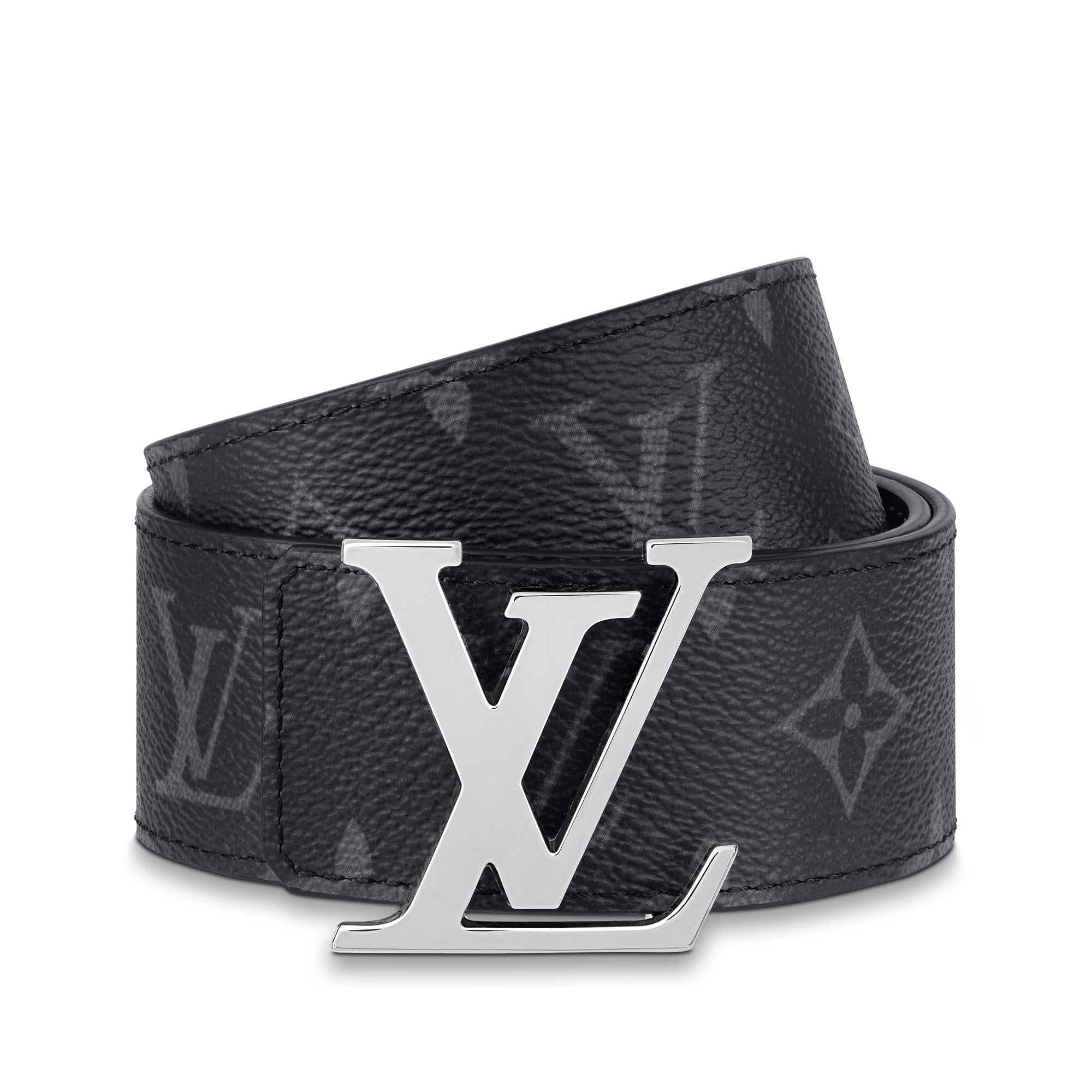 LOUIS VUITTON ECLIPSE BELT INITIALS
