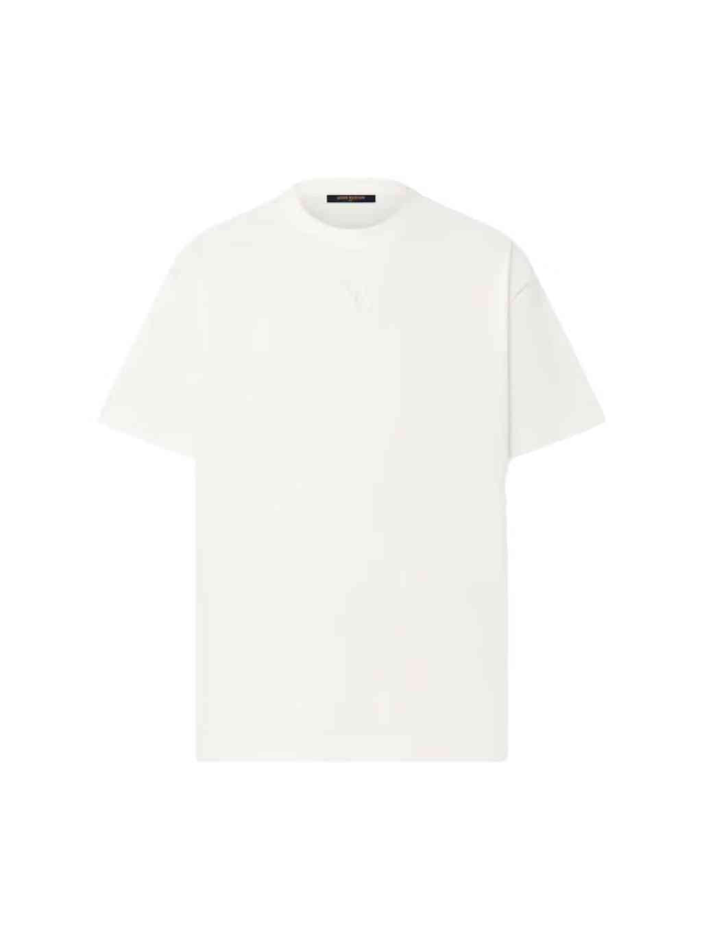 LOUIS VUITTON EMBOSSED BLANC OPTIQUE T-SHIRT
