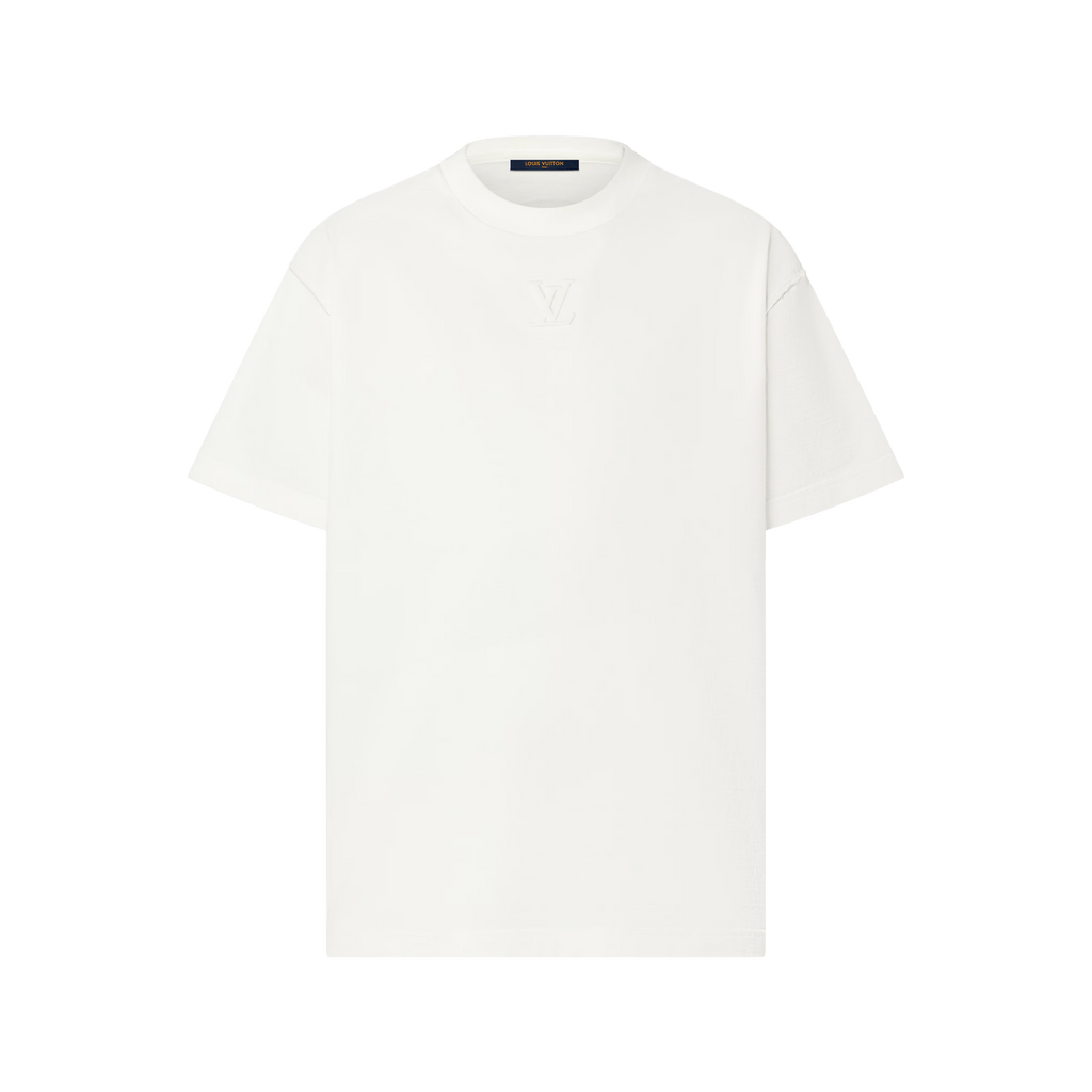 LOUIS VUITTON EMBOSSED BLANC OPTIQUE T-SHIRT