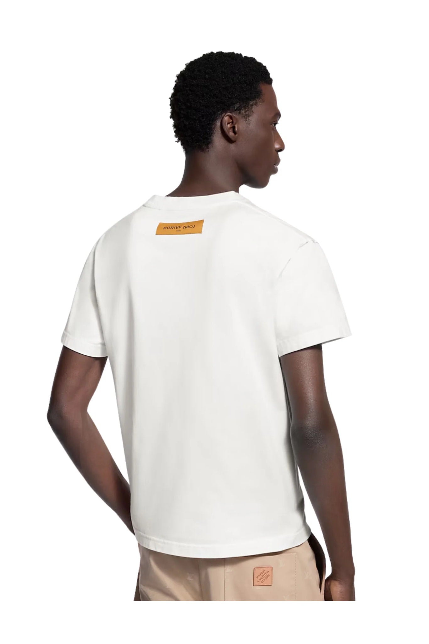 LOUIS VUITTON EMBOSSED BLANC OPTIQUE T-SHIRT