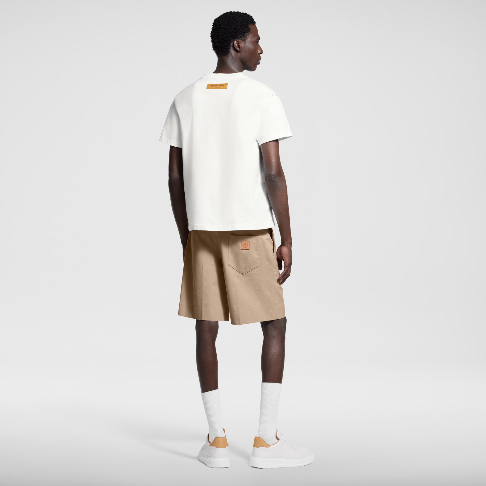 LOUIS VUITTON EMBOSSED BLANC OPTIQUE T-SHIRT