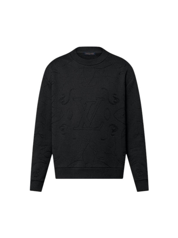 LOUIS VUITTON EMBROIDERED ALL OVER CREWNECK