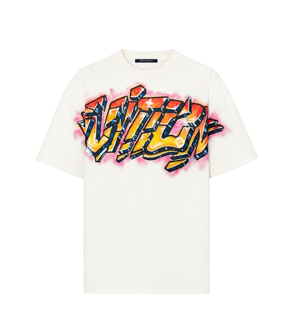 LOUIS VUITTON GRAFFITI WHITE T-SHIRT