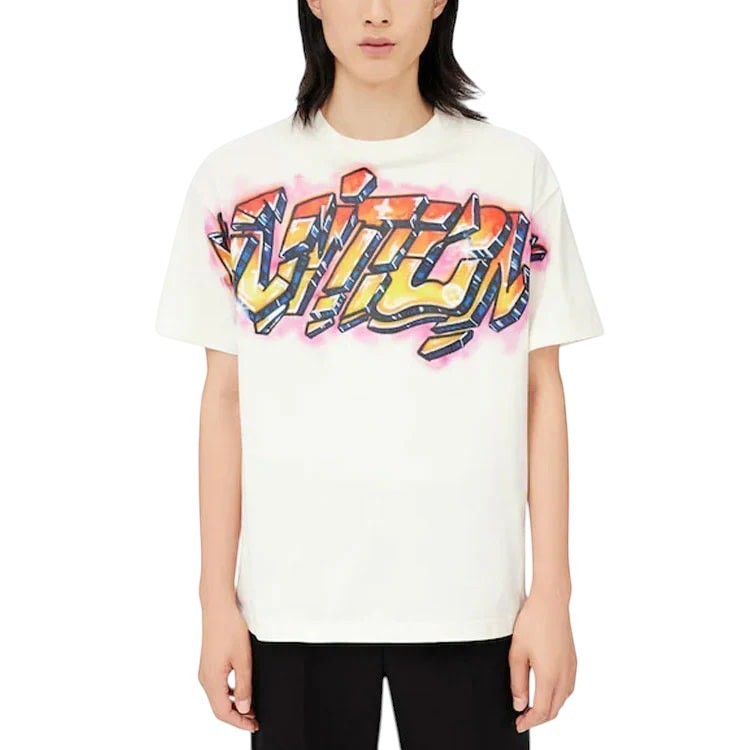 LOUIS VUITTON GRAFFITI WHITE T-SHIRT