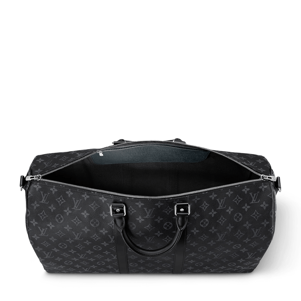 LOUIS VUITTON KEEPALL 55 MONOGRAM ECLIPSE BLACK