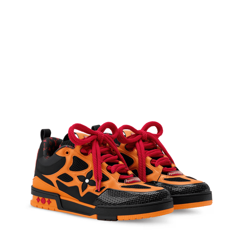 LOUIS VUITTON LV SKATE BLACK ORANGE RED