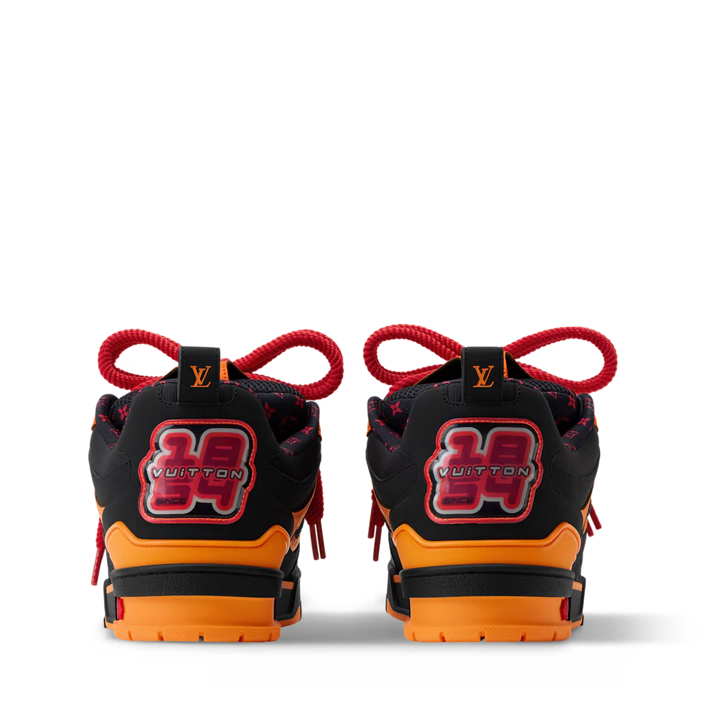 LOUIS VUITTON LV SKATE BLACK ORANGE RED
