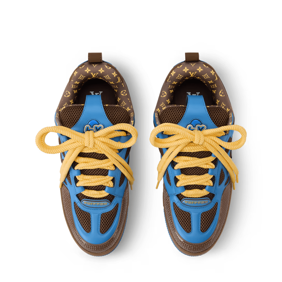 LOUIS VUITTON LV SKATE BROWN BLUE YELLOW