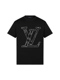 LOUIS VUITTON LV X NBA FRONT BACK PRINT T-SHIR BLACK