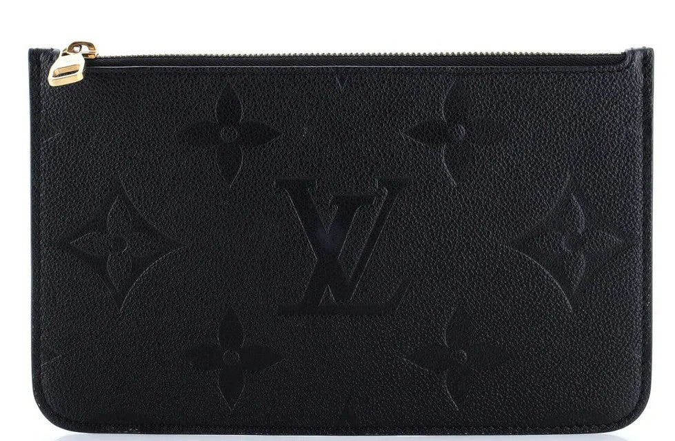 LOUIS VUITTON MONOGRAM GIANT NEVERFULL POUCH BLACK