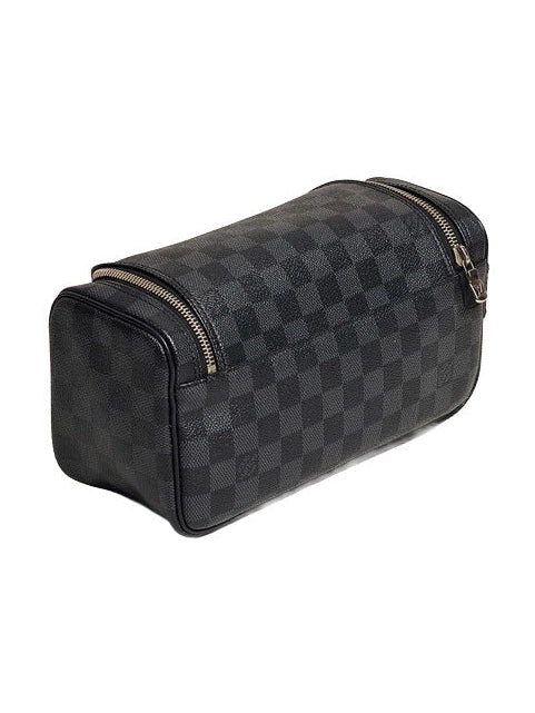 LOUIS VUITTON TOILETRY DAMIER MONOGRAM BAG BLACK LOUIS VUITTON The Hype Company