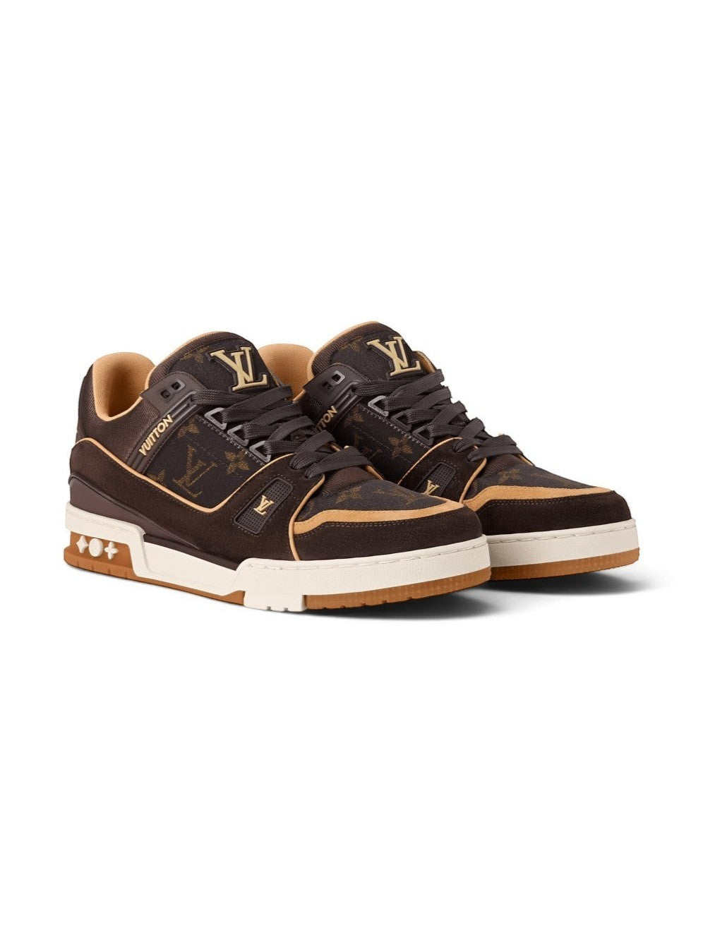 LOUIS VUITTON TRAINER BROWN SS26