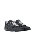 LOUIS VUITTON TRAINER DENIM MONOGRAM BLACK 