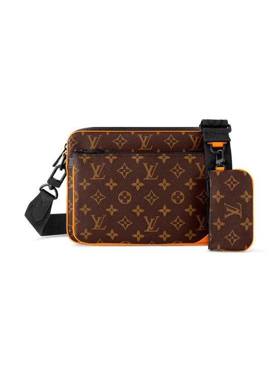 LOUIS VUITTON TRIO MESSANGER BAG BROWN MONOGRAM LOUIS VUITTON The Hype Company