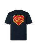 LOUIS VUITTON X NIGO INTARSIA JACQUARD BLUE T-SHIRT