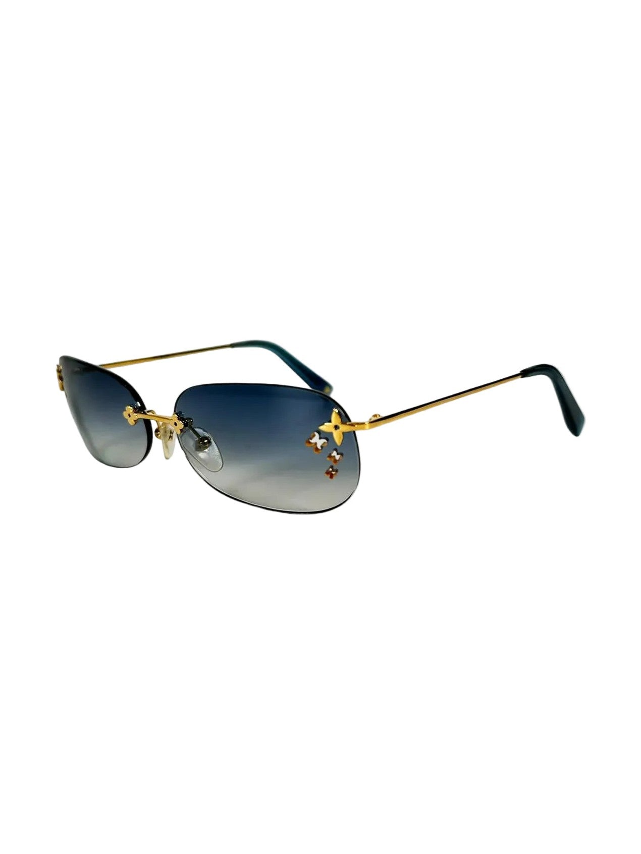 LOUIS VUITTON X PHARRELL FLOWER RIMLESS GLASSES