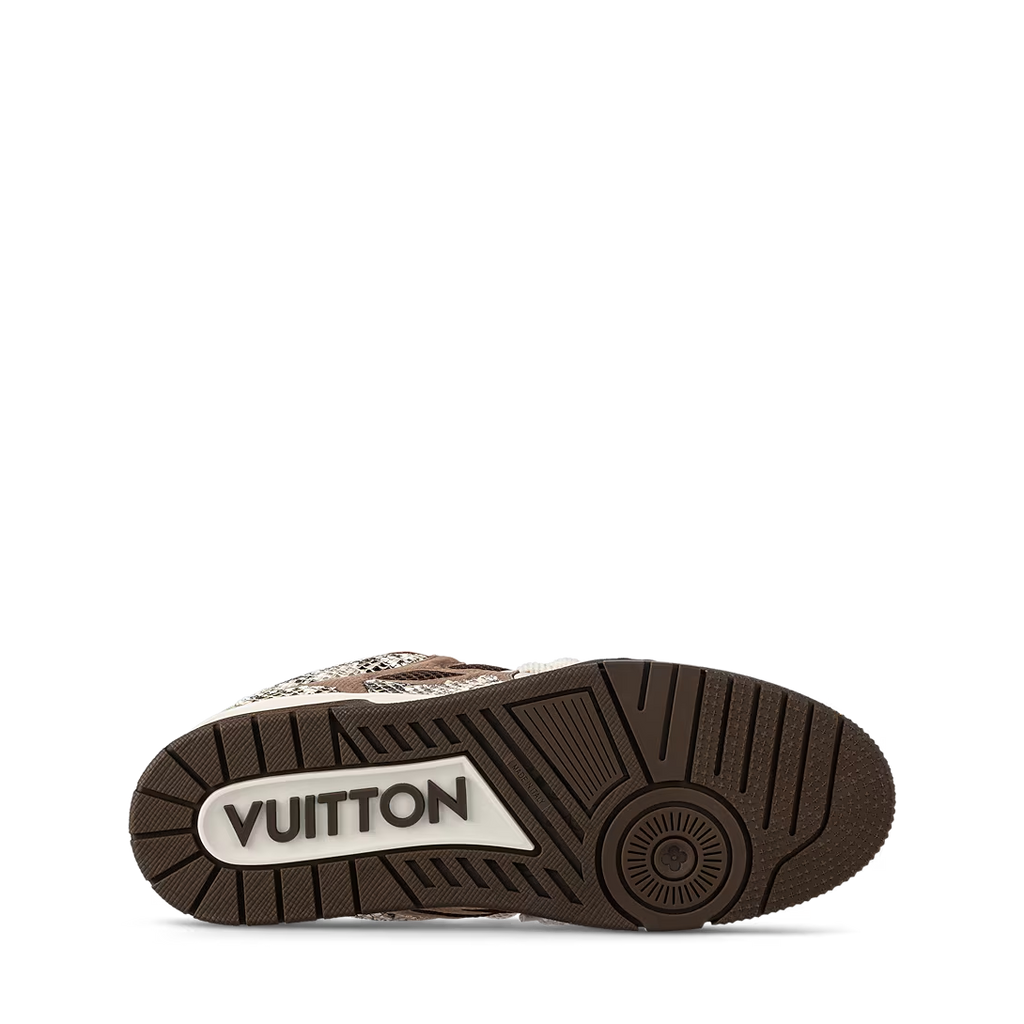 LV SKATE BROWN SNAKESKIN Sneakers