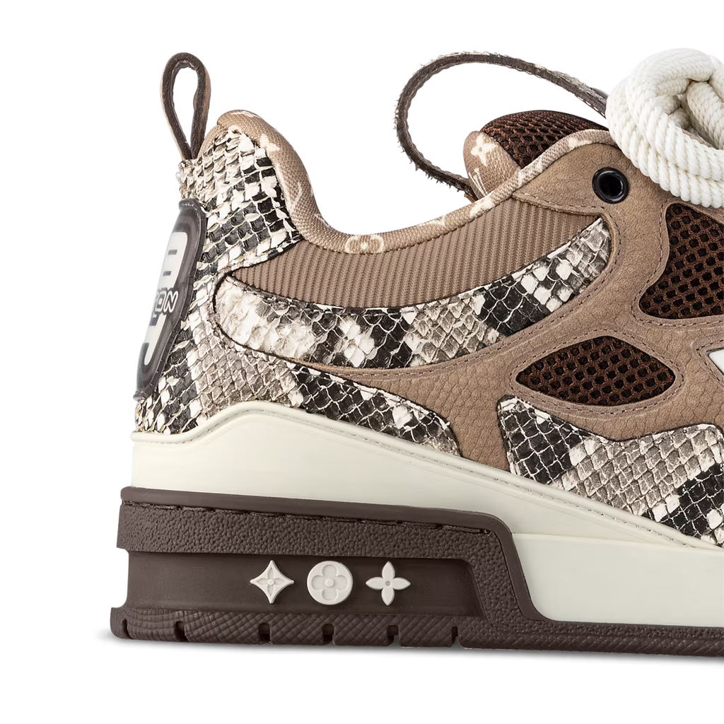 LV SKATE BROWN SNAKESKIN Sneakers