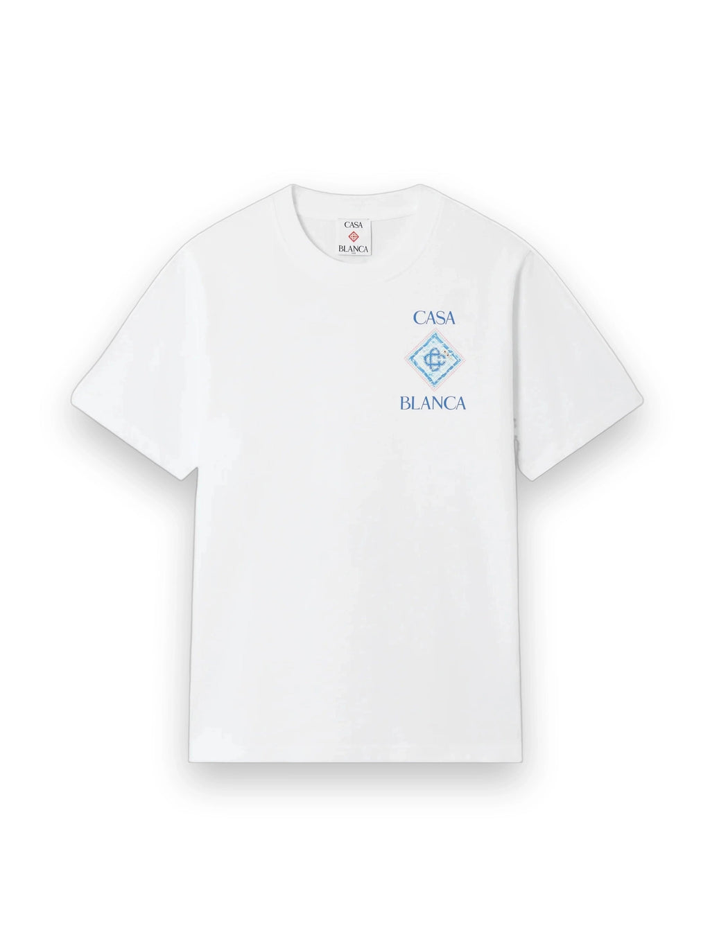 CASABLANCA WHITE POOL SHORT SLEEVE T-SHIRT