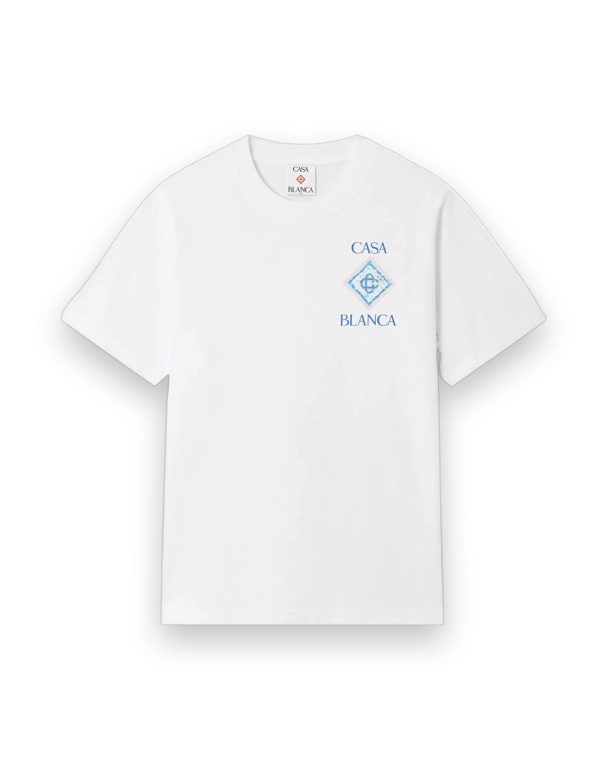 CASABLANCA WHITE POOL SHORT SLEEVE T-SHIRT