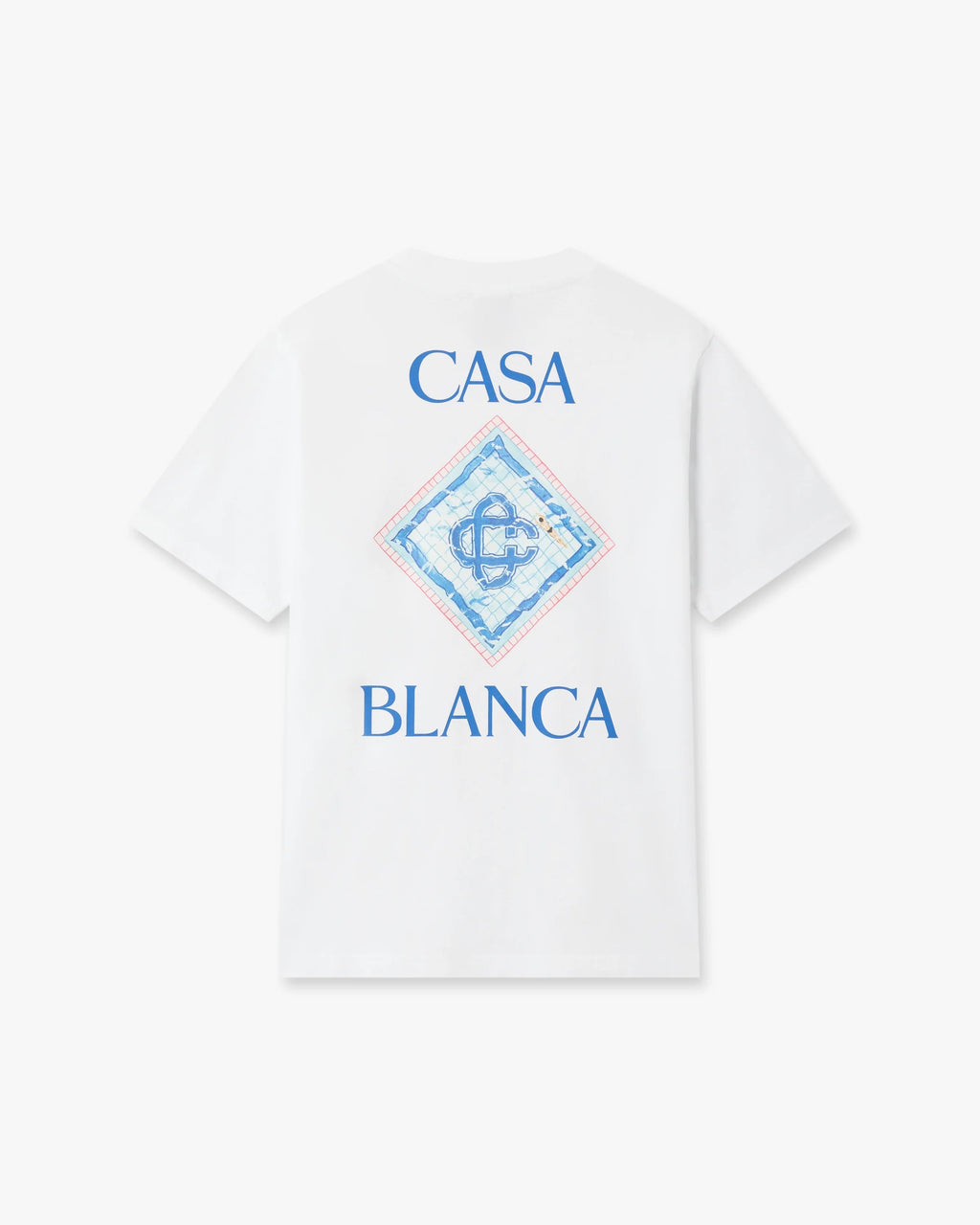 CASABLANCA WHITE POOL SHORT SLEEVE T-SHIRT — vista 6
