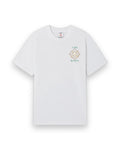 CASABLANCA WHITE CHAMPIONSHIP SHORT SLEEVE T-SHIRT