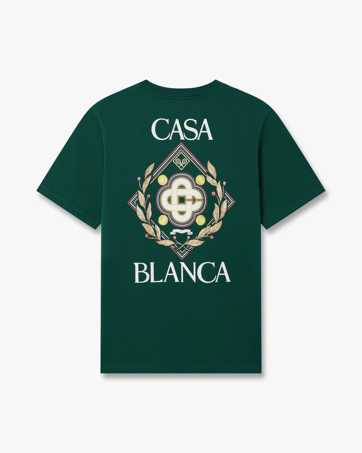 CASABLANCA GREEN CHAMPIONSHIP SHORT SLEEVE T-SHIRT — vista 6