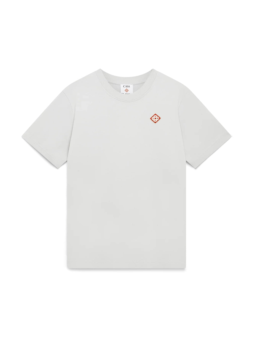 CASABLANCA GREY DIAMOND LOGO SHORT SLEEVE T-SHIRT