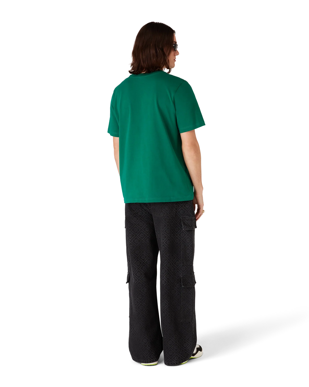 CASABLANCA EVERGREEN DIAMOND LOGO SHORT SLEEVE T-SHIRT — vista 3