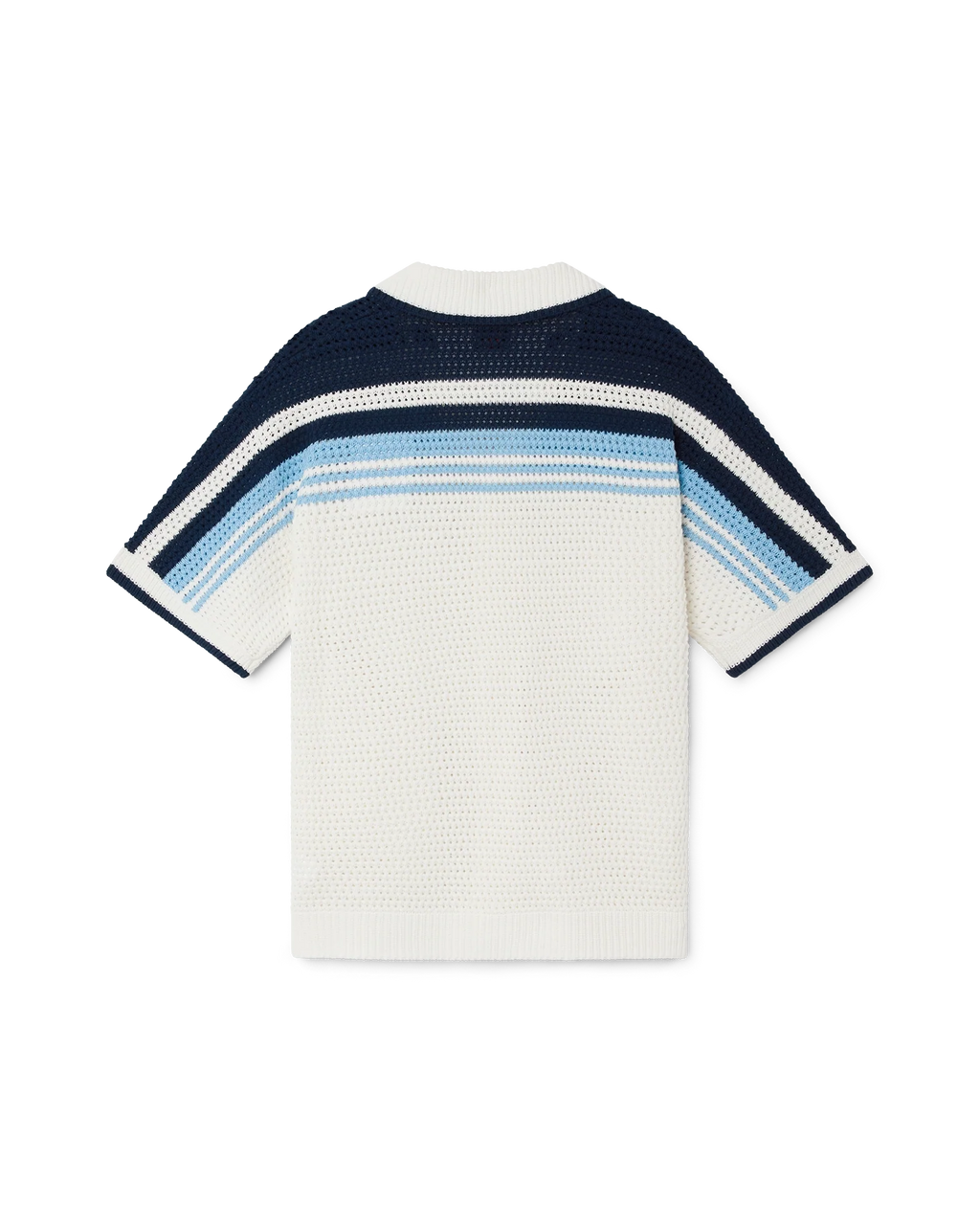 CASABLANCA TENNIS COTTON CROCHET SHORT SLEEVE SHIRT — vista 6