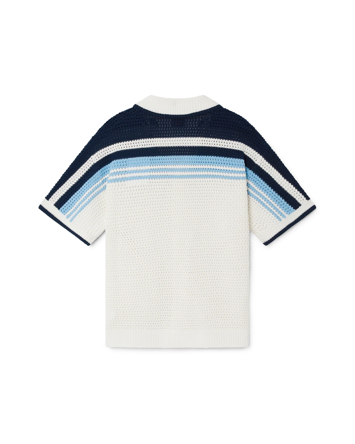 CASABLANCA TENNIS COTTON CROCHET SHORT SLEEVE SHIRT — vista 6
