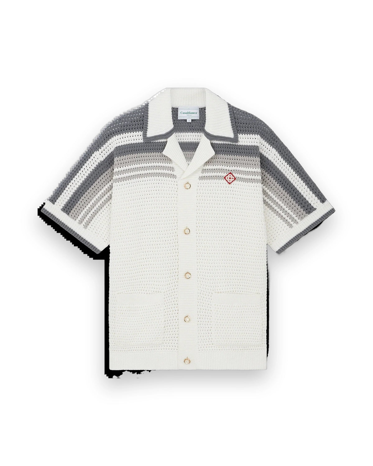 CASABLANCA TENNIS CROCHET SHIRT